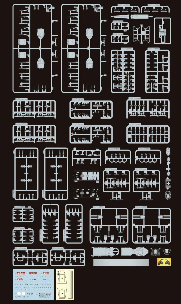 Flyhawk FH1148 1/700 German Battleship Scharnhorst 1943 — detail view 5