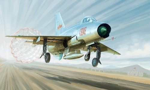 Trumpeter 02859 1/48J-7A Chinese Fighter Military Aircraft Plane Model Kit — scale model kit