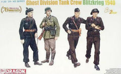 DRAGON 1/35 6654 Ghost Division Tank Crew Blitzkrieg 1940 Model Kit NEW