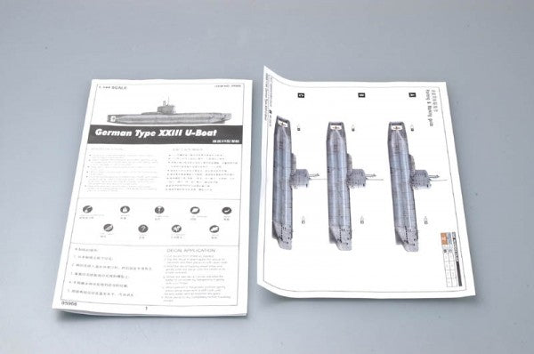 Trumpeter 05908 GERMAN U-BOAT TYPE XXIII 1:144 Model Kit