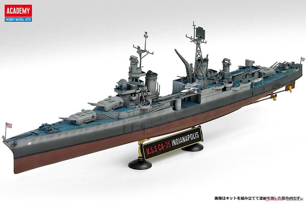 Academy AC14107 1/350 scale USS CA-35 INDIANAPOLIS model kit
