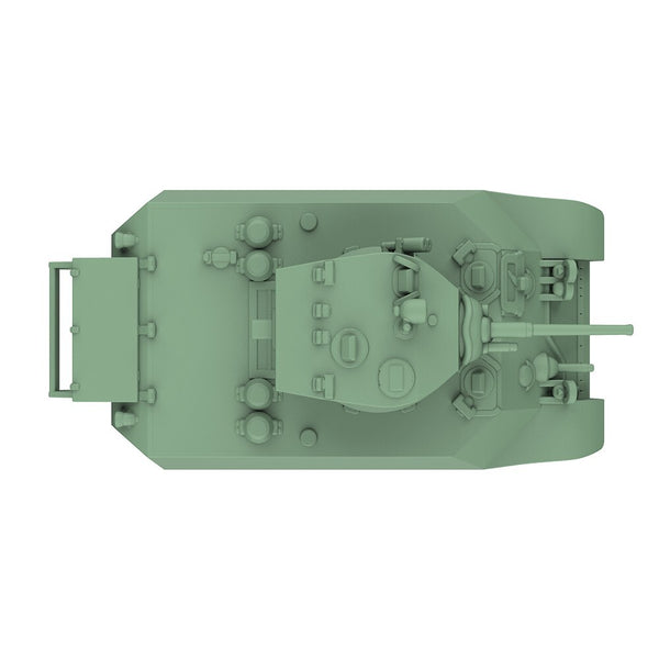 SSMODEL SS200506 1/200 Military Model Kit US M3A3 Stuart Light Tank