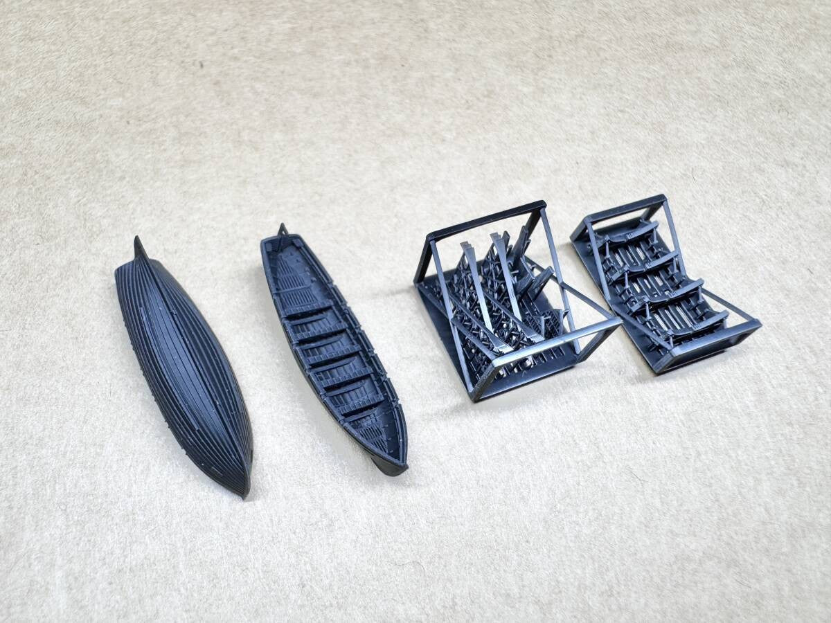 SSMODEL  R350114 1/350 Imperial Japanese Navy Zuiho Shipborne Boat Set (4 Type