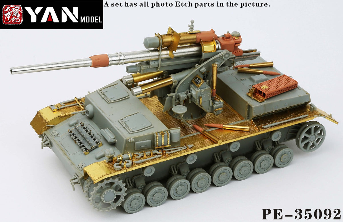 Yan Model PE35092 1/35 88mm FLAK 36 auf PZ.Kpfe.IV Ausf.H(for Dragon 6829) Main image