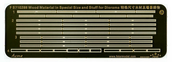 Fivestar PE 1/700 Wood Material in Special Size and Stuff for Diorama FS710288