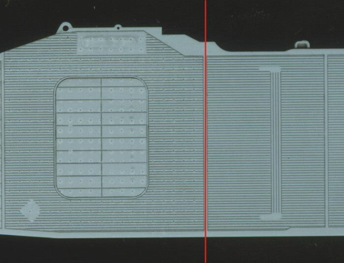 Rainbow PE 1/700 IJN carrier moorage hole template RB7007 — scale model kit
