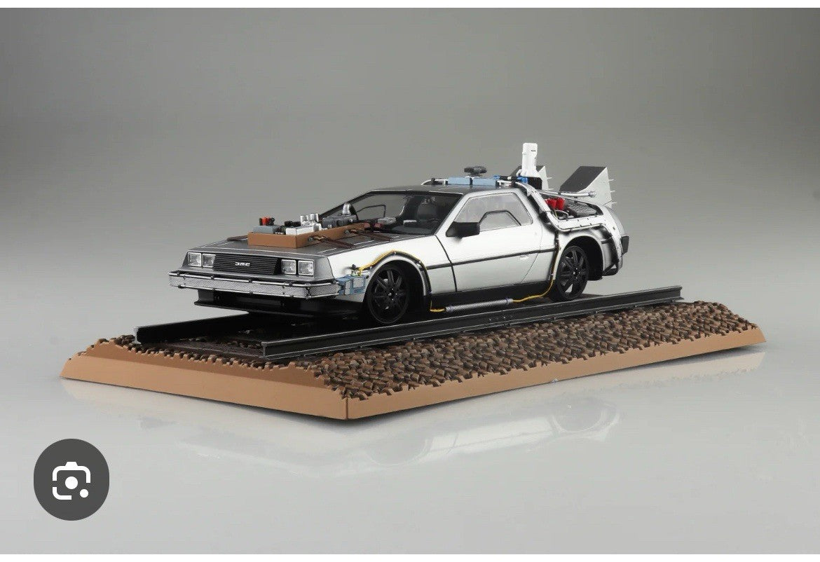 Aoshima AO-06699 1/24 Time Machine From Back To The Future Pt.III New Tool 2025 — detail view 2