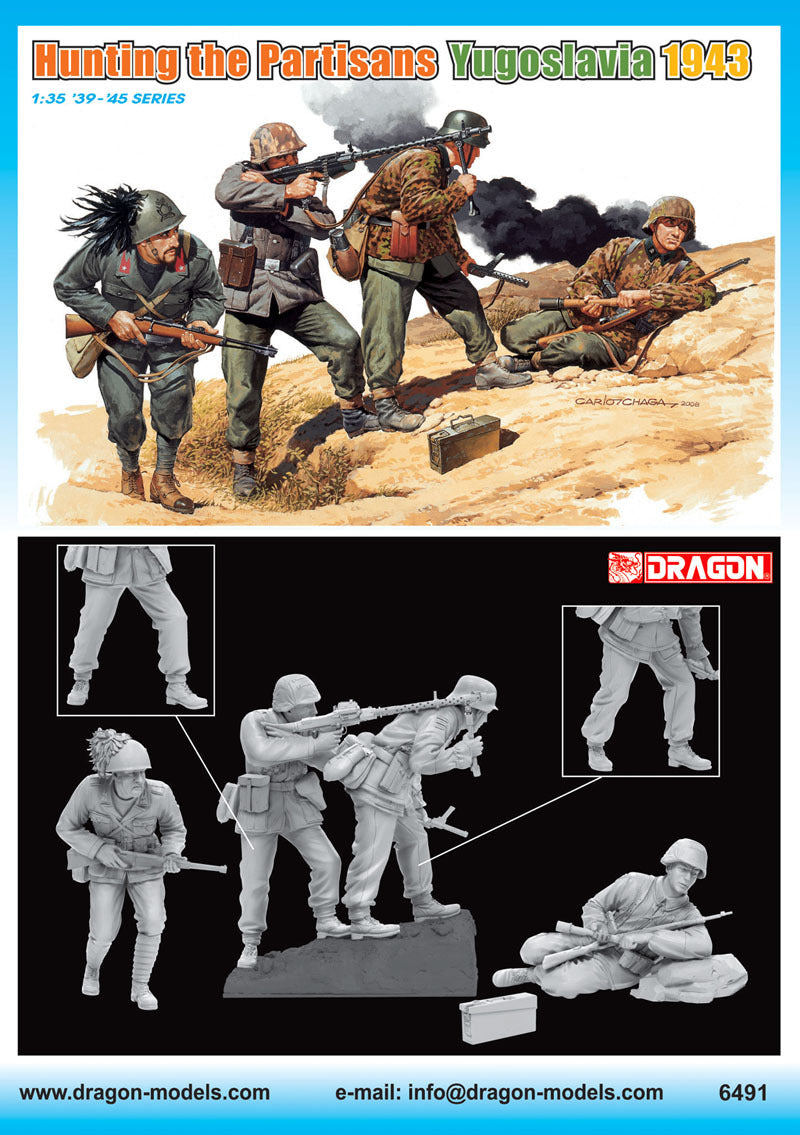DRAGON 1/35 6491 "Hunting the Partisans" (Yugoslavia 1943)