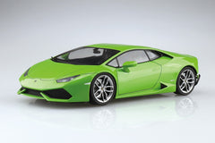 Aoshima AOS-06642 1/24 Pre-Painted '14 Lamborghini Huracan No.4-A Green