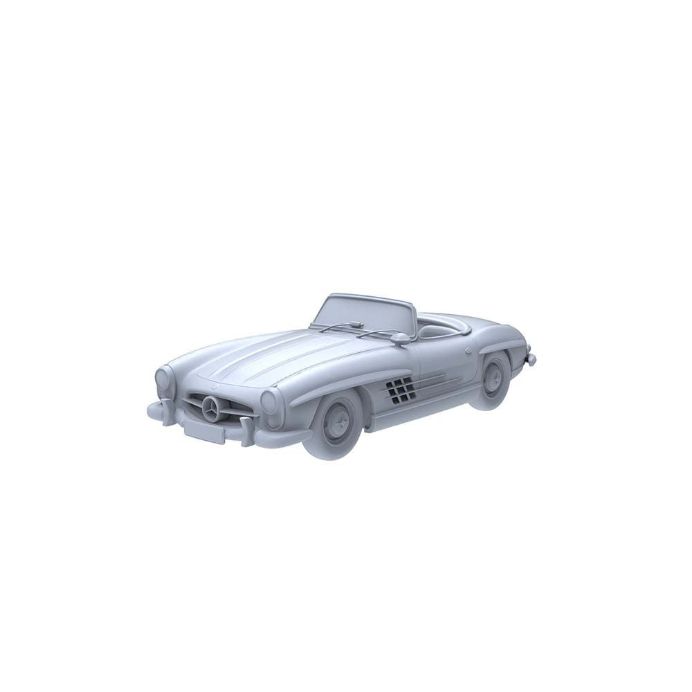LYTA220036 1/220 Unpainted 3D Printed Model, Mini Car for Scene Matching 2pcs — scale model kit