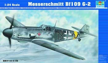 Trumpeter 1/24 MESSERSCHMITT BF-109 G-2 Model Kit - 02406