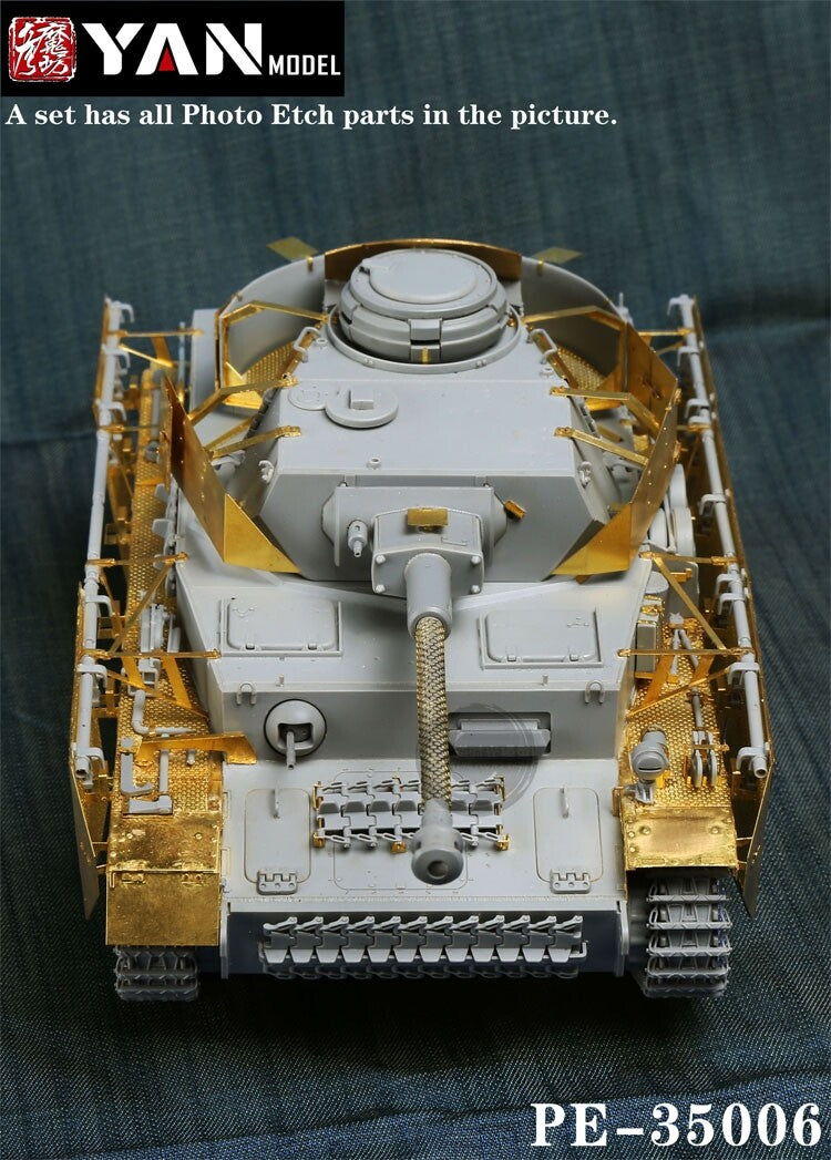 Yan Model PE-35006 1/35 scale Pz.Kpfw.IV Ausf.J Detail Up Set for Border BT-008