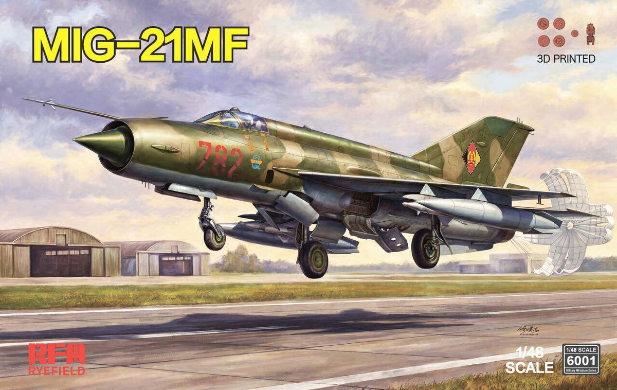 RYE FIELD Model RFM6001 1/48 Soviet MIG-21MF Fighter Precision Assembly Kit Main image