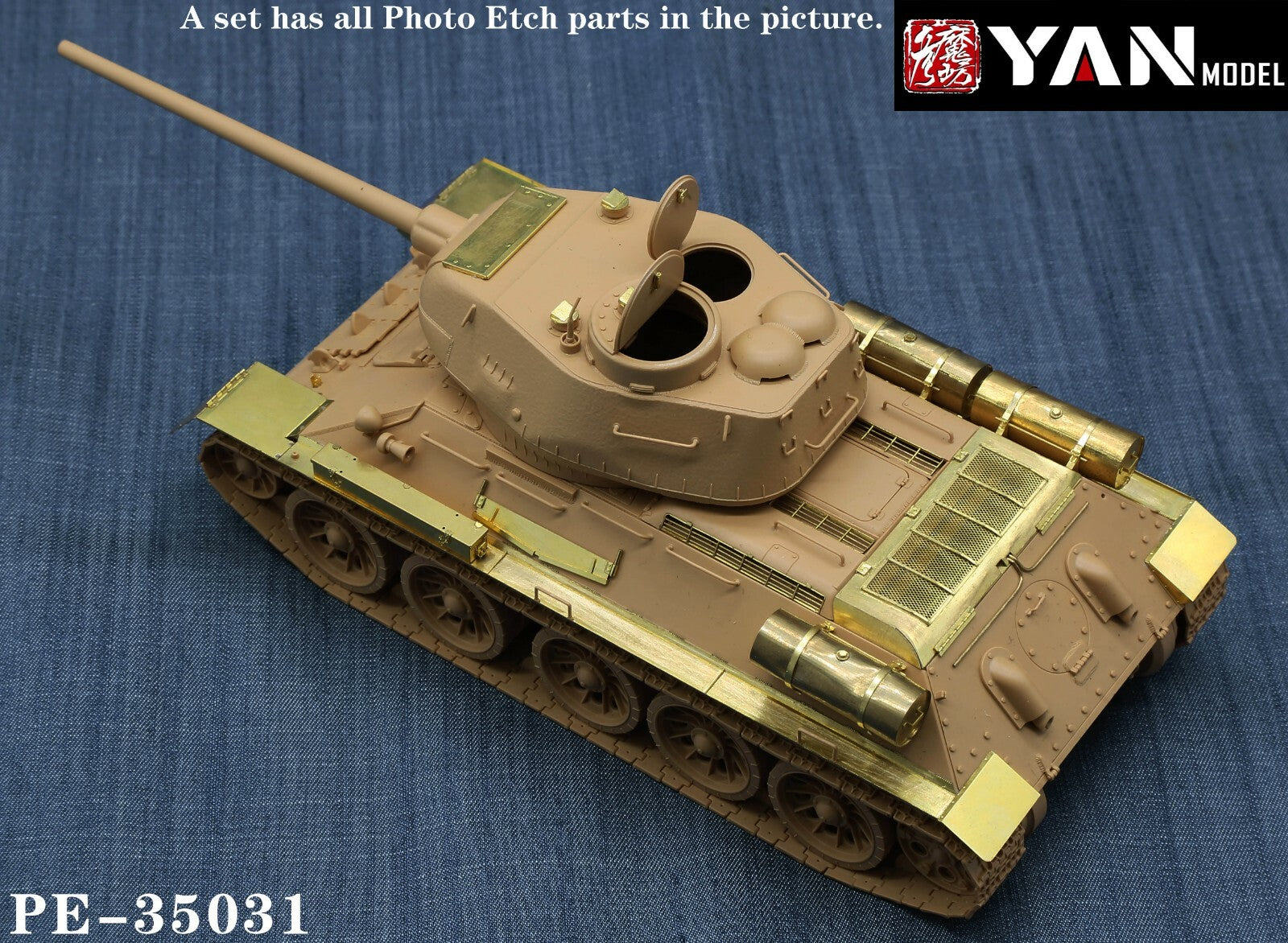 Yan Model PE-35031 1/35 Scale T-34/85 Detail Up Set for Rye Field Model Secondary image