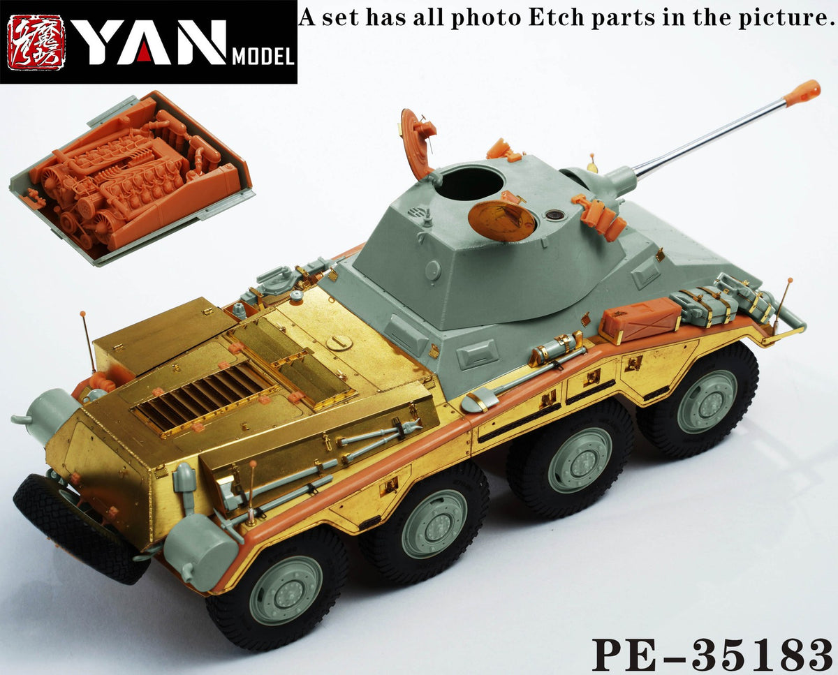 YAN MODEL PE35183 1/35 German Sd.Kfz.234/2"PUMA"(for Dragon 6943 ) — scale model kit