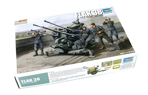 TRUMPETER 02309 Military Model 1/35 FLAK 38 Scale Hobby P2309 — scale model kit