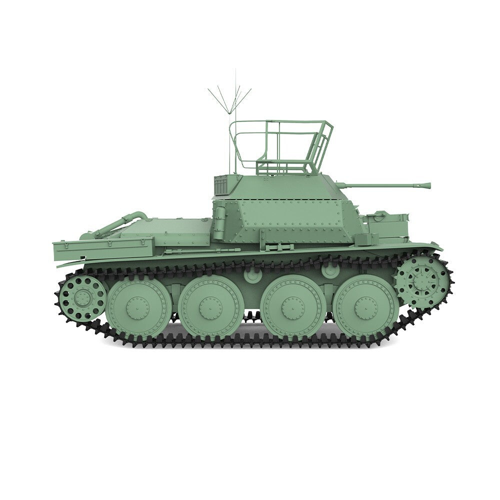 SSMODEL SS144726 1/144 Military Model Kit German 38T Aufklärer Tank — detail view 4