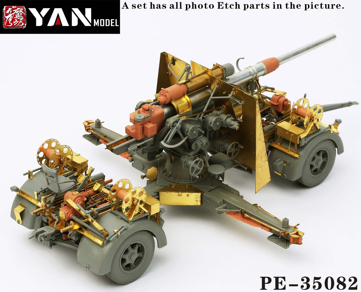 Yan Model PE35082 1/35 Super 88mm Cannon”88mm FLAK 36/37(for Border Model BT013 — detail view 2