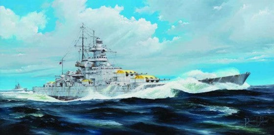 Trumpeter 03714 1:200 German Gneisenau Battleship Plastic Ship Kit Main image