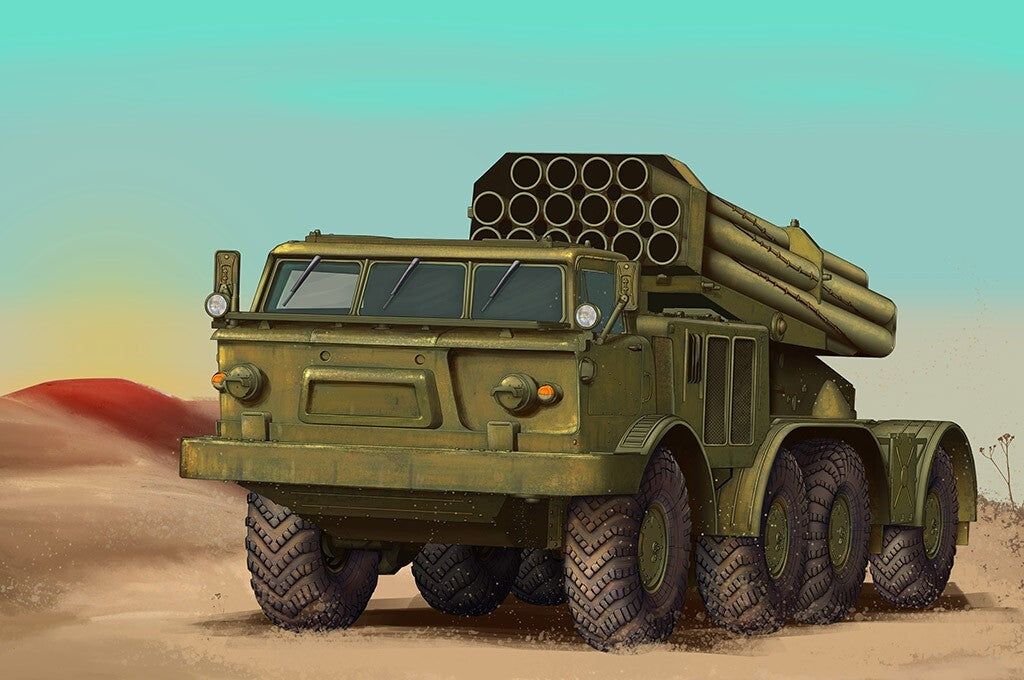 Trumpeter 07180 1/72 Russian 9P140 TEL of 9K57 Uragan Multiple Launch Rocket