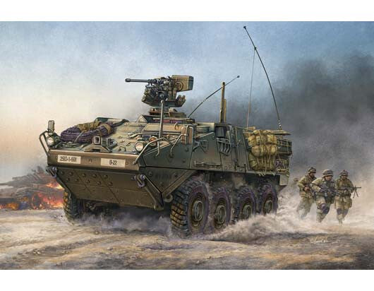 TRUMPETER 00375 1/35 Stryker Light Armored Vehicle ICV — scale model kit