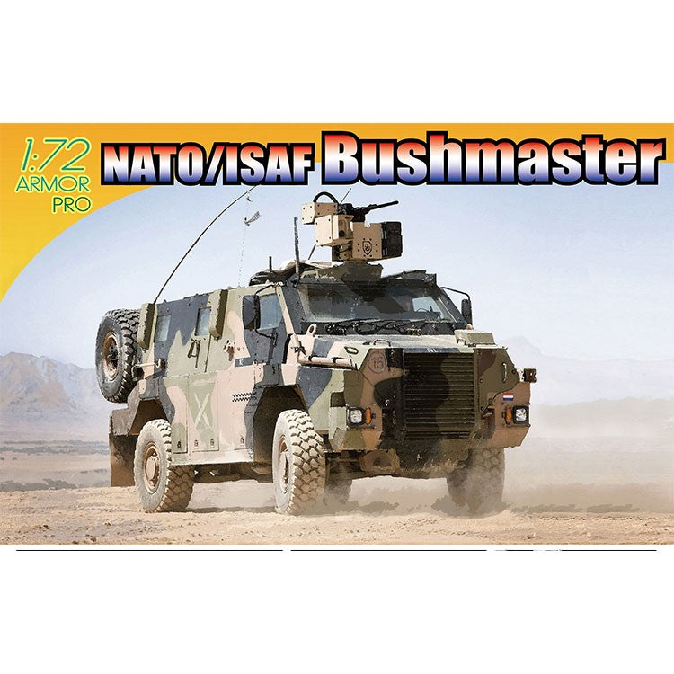 Dragon 7702 1/72 NATO/ISAF Bushmaster Plastic model kit — scale model kit