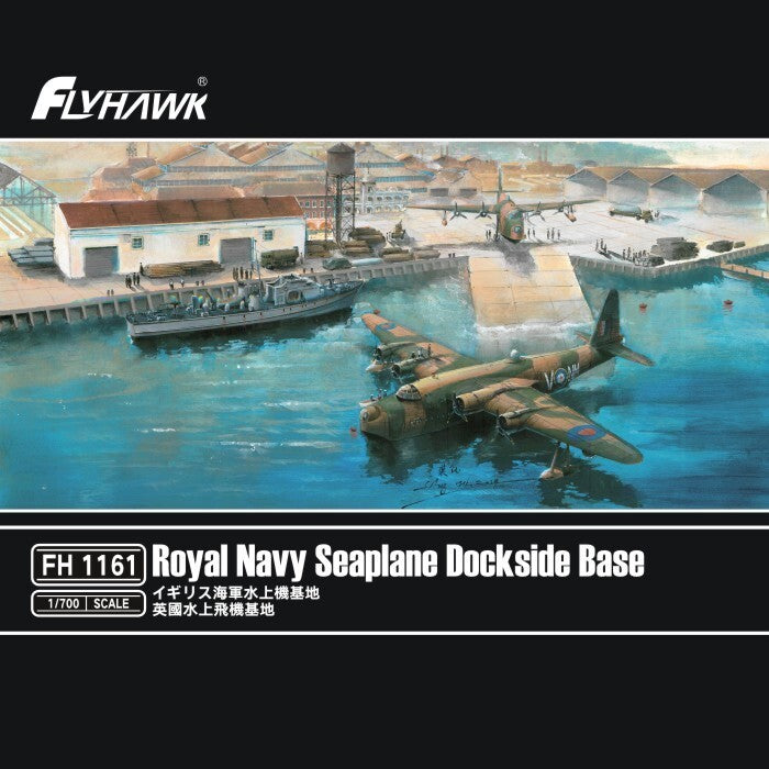 Flyhawk FH1161 1/700 Royal Navy Seaplane Base — scale model kit