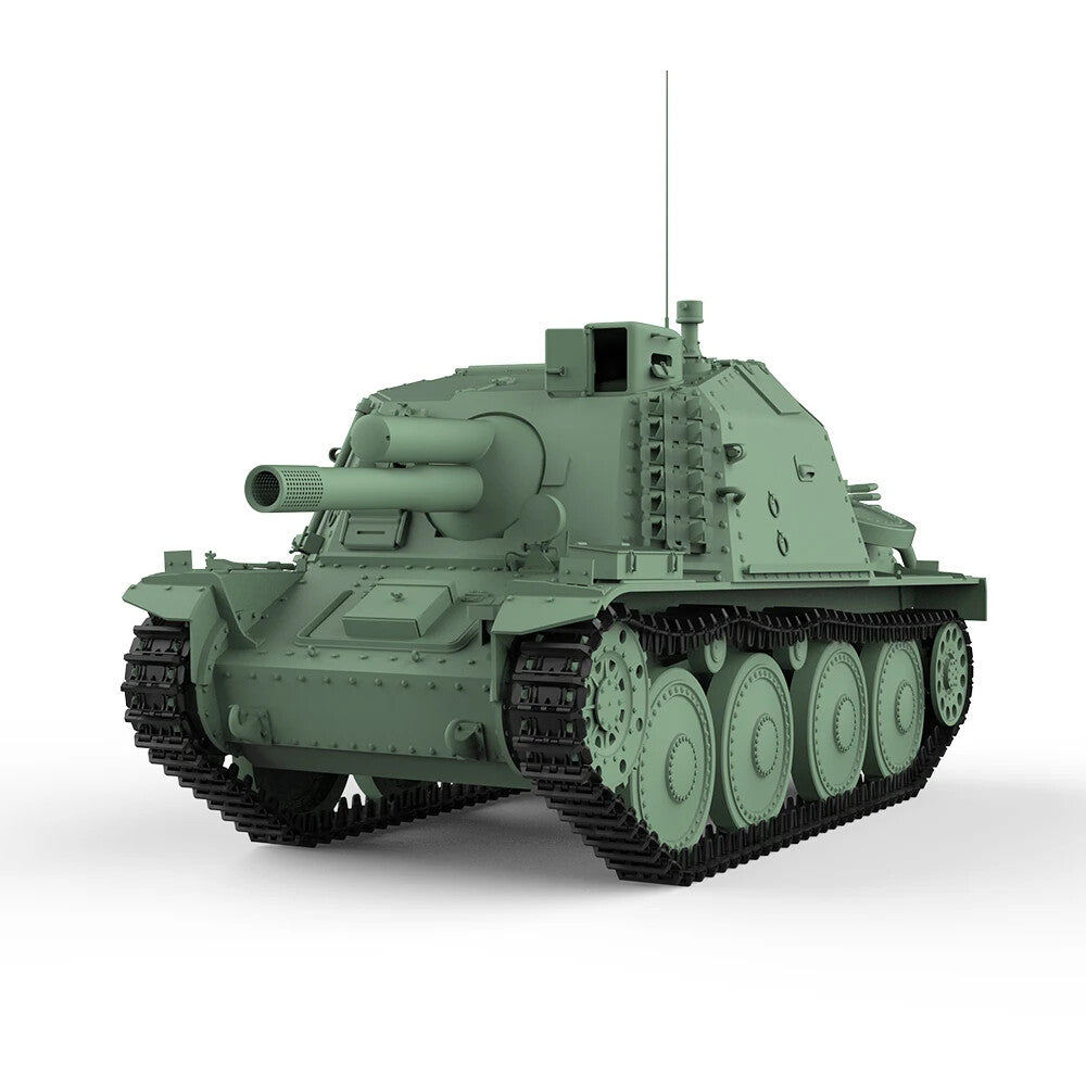 SSMODEL SS144735 1/144 Military Model Kit Sweden SAV m/43 1946 105mm — detail view 2