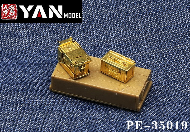 Yan Model PE-35019 1/35 Scale WWII US M2 Browning Machine Gun Ammo Boxes