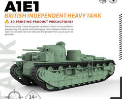 SSMODEL 35568 1/35 Military Model Kit British A1E1 Independent Heavy Tank