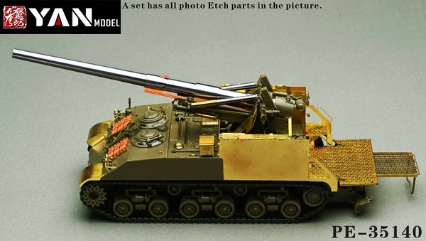 YAN MODEL PE35140 1/35 U.S.M40 SELF-PROPELLED 155mm Gun(For AFV，ACADEMY)