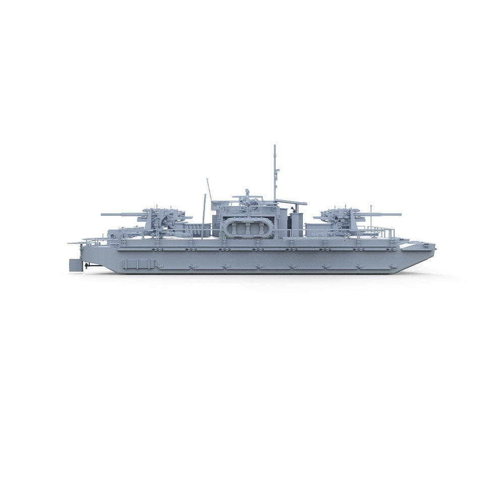 SSMODEL 1/350 Military Model Kit German Navy SF40 Siebel Air Defense Ferry