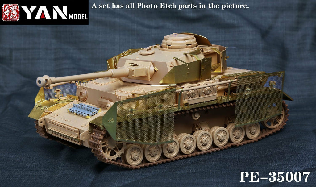 Yan Model PE35007 1/35 Pz.Kpfw.IV Ausf.J Detail Up Set for Rye Field Model 5033