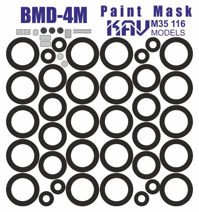 1:35 Paint Mask for BMD 4M Trumpeter 09582 Main image