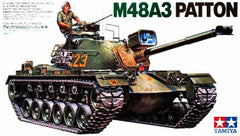 Tamiya 35120 1/35 Scale Military Model Kit US Force M48A3 Patton Medium MBT Tank
