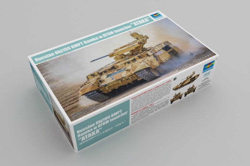 Trumpeter 09565 RUSSIAN OBJ 199 BMPT RAMKA WITH ATGM LUNCH ATAKA 1/35 Kit- — detail view 2