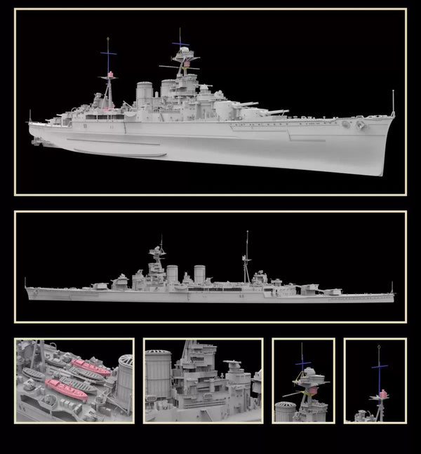 Flyhawk FH1177S 1/700 HMS HOOD 1940 [Deluxe Edition]