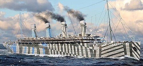 HobbyBoss 1/700 83421 RMS Olympic Ocean Liner - Plastic Model Military Ship Kit - — scale model kit