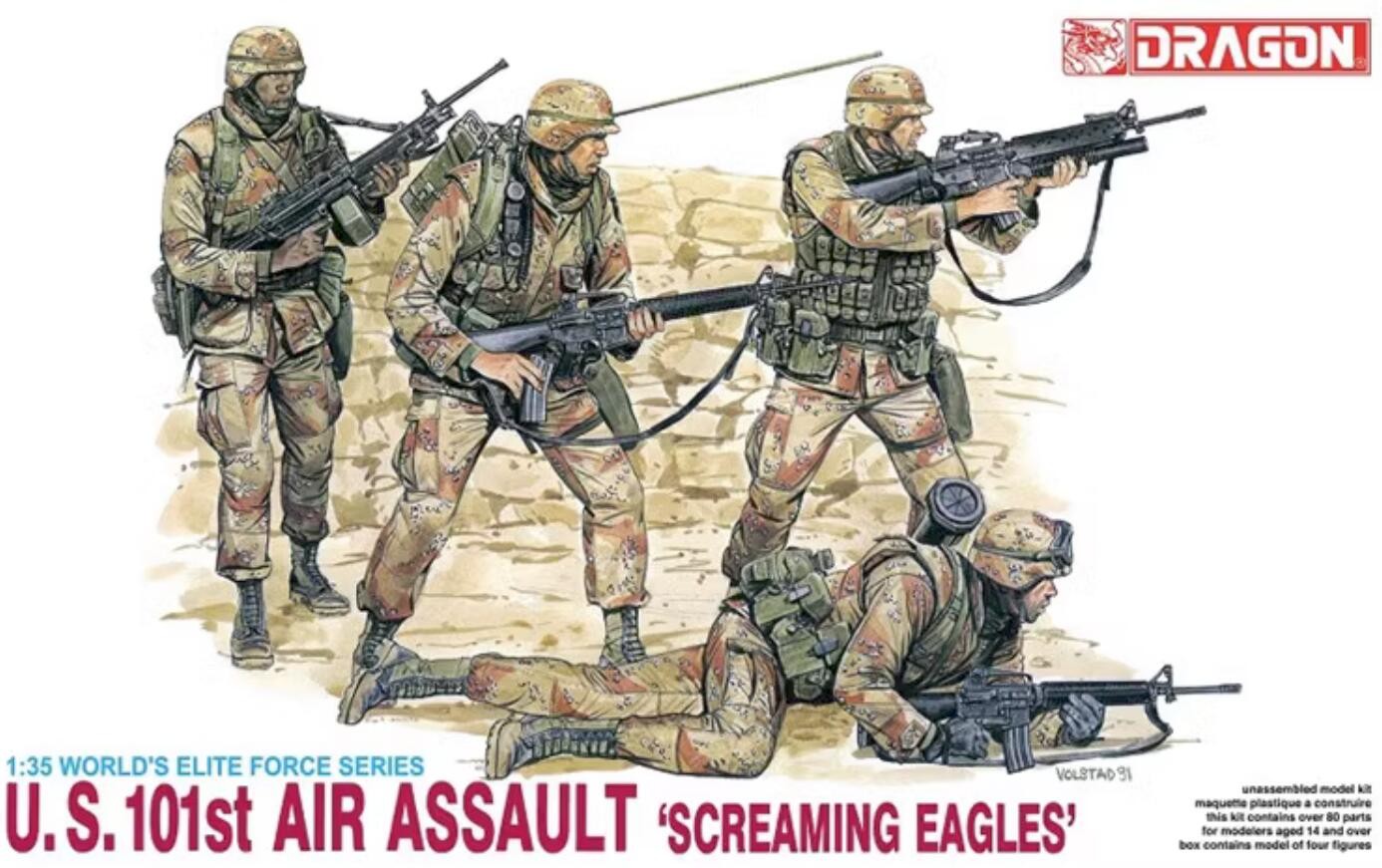 DRAGON 3011 1/35 U.S. 101st Air Assault `Screaming Eagles` Model Kit