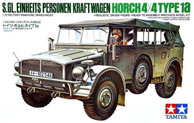 Tamiya 35052 1/35 Model Kit German Schwerer Einheits-PKW Horch 4X4 Type 1a
