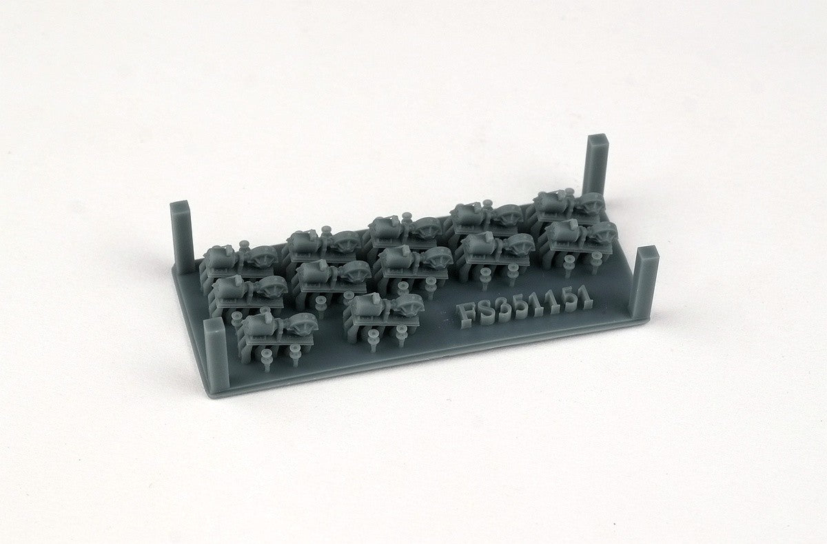 Five star 1/350 FS351151 WWII IJN Winch for Material Handling (12 set)