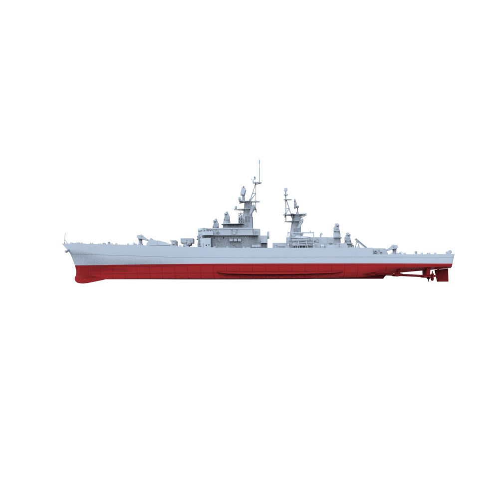 SSMODEL SSC1250164S 1/1250 Military Model USS Leahy Class Cruiser 1968 FULLHULL