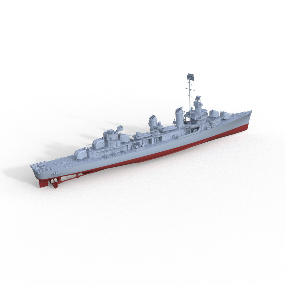 SSMODEL 1/600 Model Kit USN Fletcher-Class Fletcher (DD-445) 1942 Full Hull — detail view 2