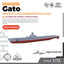 SSMODEL SSC72954S-A 1/72 Military Model US Navy Gato Class Submarine Full Hull