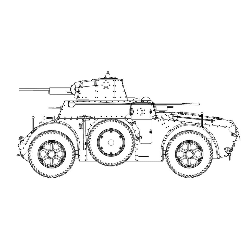 SSMODEL MRY-SFW SS48989 1/48 Military Model Kit Italy AB41 Light Tank