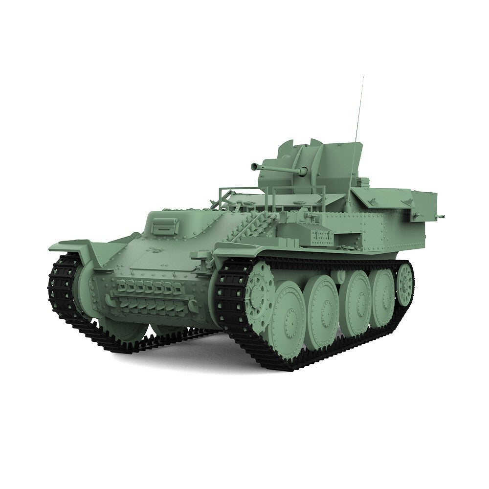 SSMODEL SS16727 1/16 Military Model Kit German 38T Sd.Kfz.140 Flakpanzer Tank