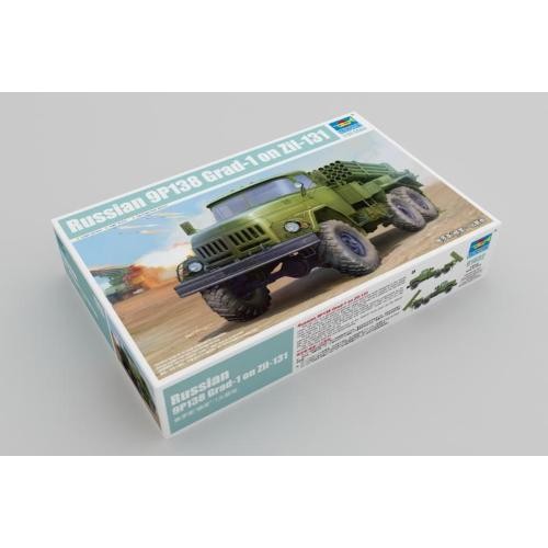 1/35 TRUMPETER KIT Russian 9P138 Grad-1 On Zil-131 TR01032 Model Secondary image