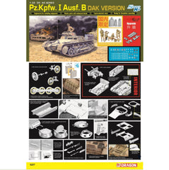 Dragon 6207 1/35 '39- 45 SERIES Pz.Kpfw. I Ausf. B DAK VERSION Upgrade Model