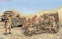DRAGON 1/35 6675 British 25-Pdr. Field Gun Mk.II w/Limber & Crew