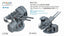 Rainbow RB7191 1/700 IJN Early Type 89 127mm AA Guns 6pcs 3D Print Upgrade Set